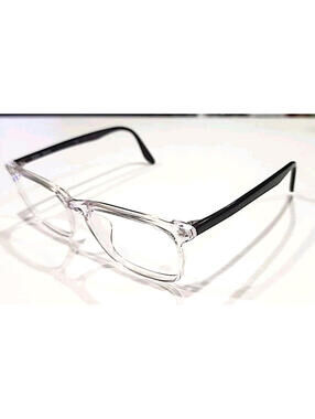 See Eyewear 0915U Clear Square Tortoise Eyeglasses 54-19 150